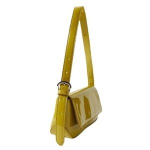 Urban Outfitters Patent Flap Baguette Bag new with tags